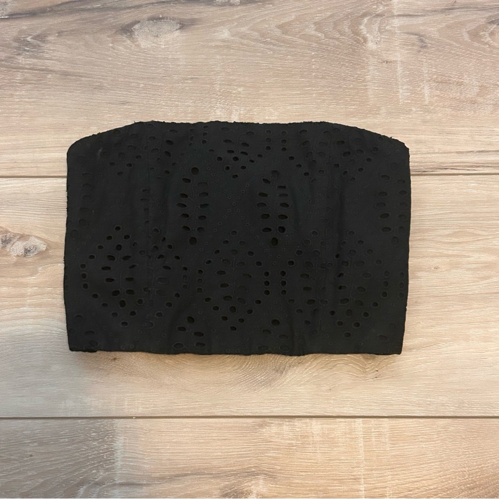 Alice & Olivia Women’s 2 Eyelet Lace Bandeau Top